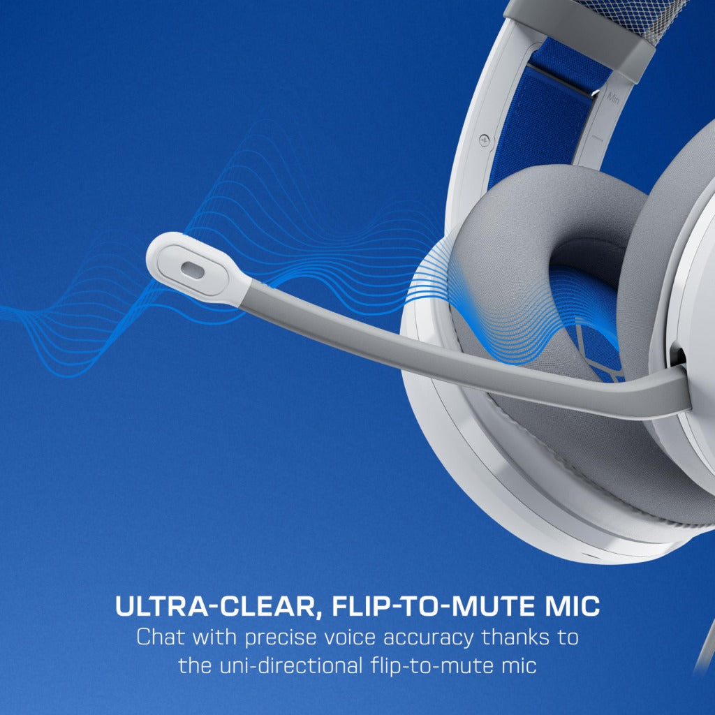 Turtle Beach Atlas 200 Wired Gaming Headset for PS5 and PS4 White Officially Licensed PlayStation Over-Ear Headphones with Microphone