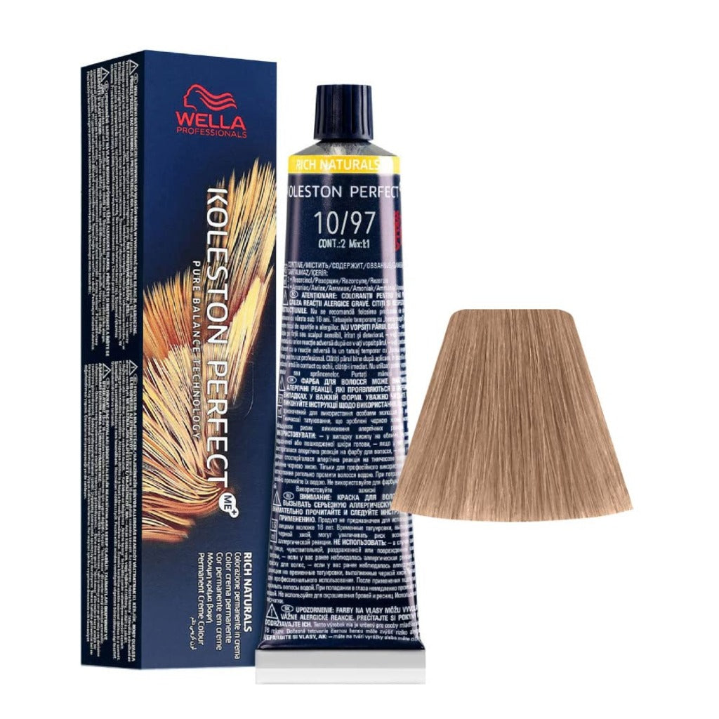 Wella Koleston Perfect Me+ Pure Naturals 60ml Hair Dye - W33/0 Dark Brown Intensive - Permanent Professional Hair Colour Cream