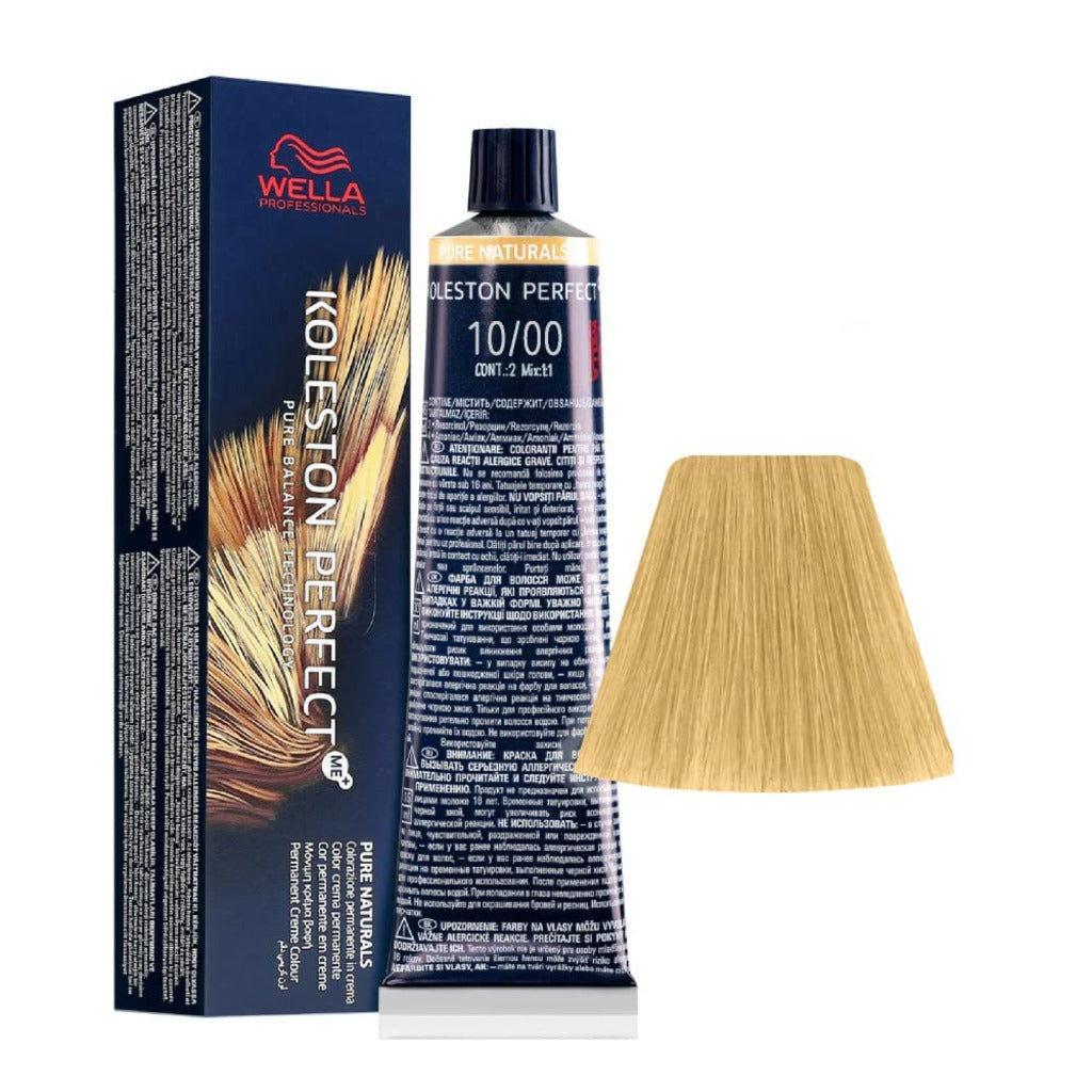 Wella Koleston Perfect Me+ Pure Naturals 60ml Hair Dye - W33/0 Dark Brown Intensive - Permanent Professional Hair Colour Cream