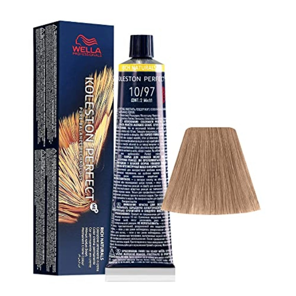 Wella Koleston Perfect Me+ Pure Naturals 60ml Hair Dye - W33/0 Dark Brown Intensive - Permanent Professional Hair Colour Cream