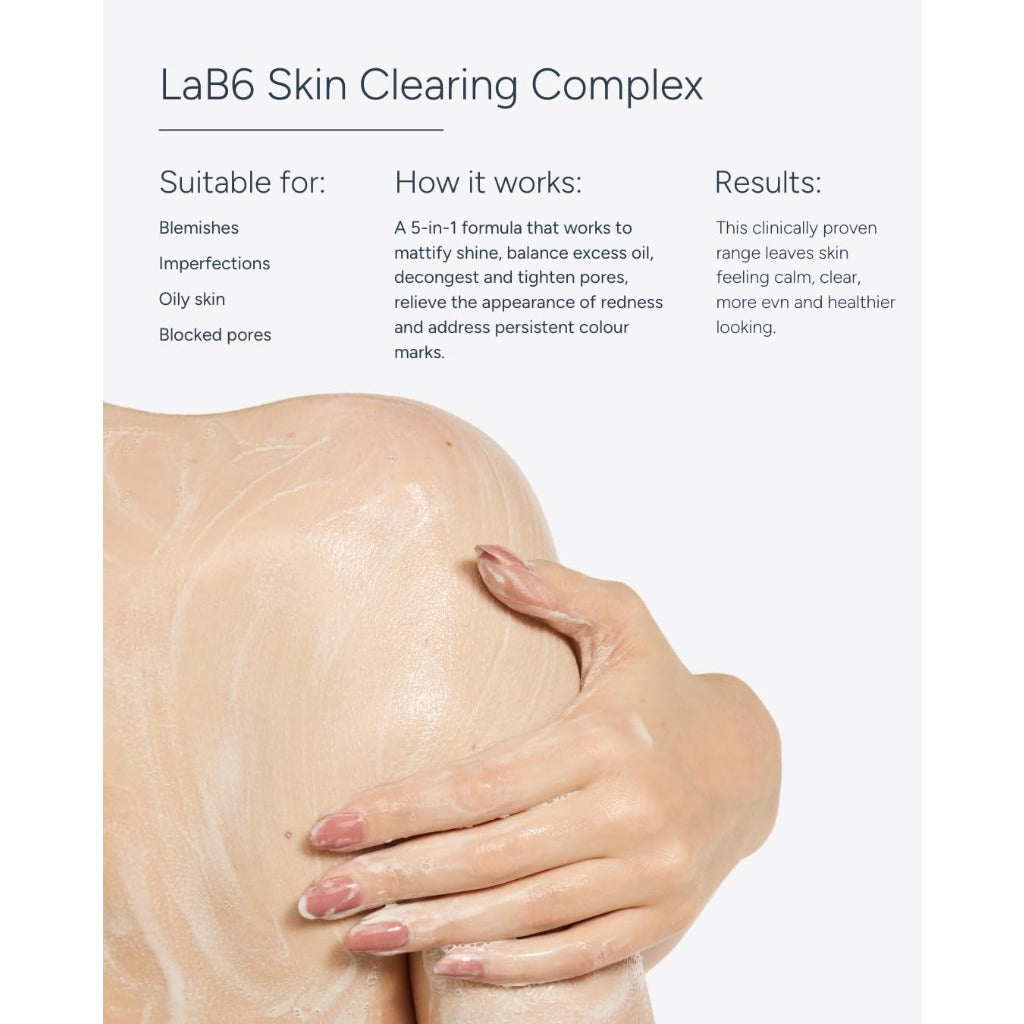 Ameliorate Clarifying Body Spray 200ml Blemish Treatment Mist with Lactic Acid for Back and Body Pores and Redness 360 Degree Nozzle - Damaged Box