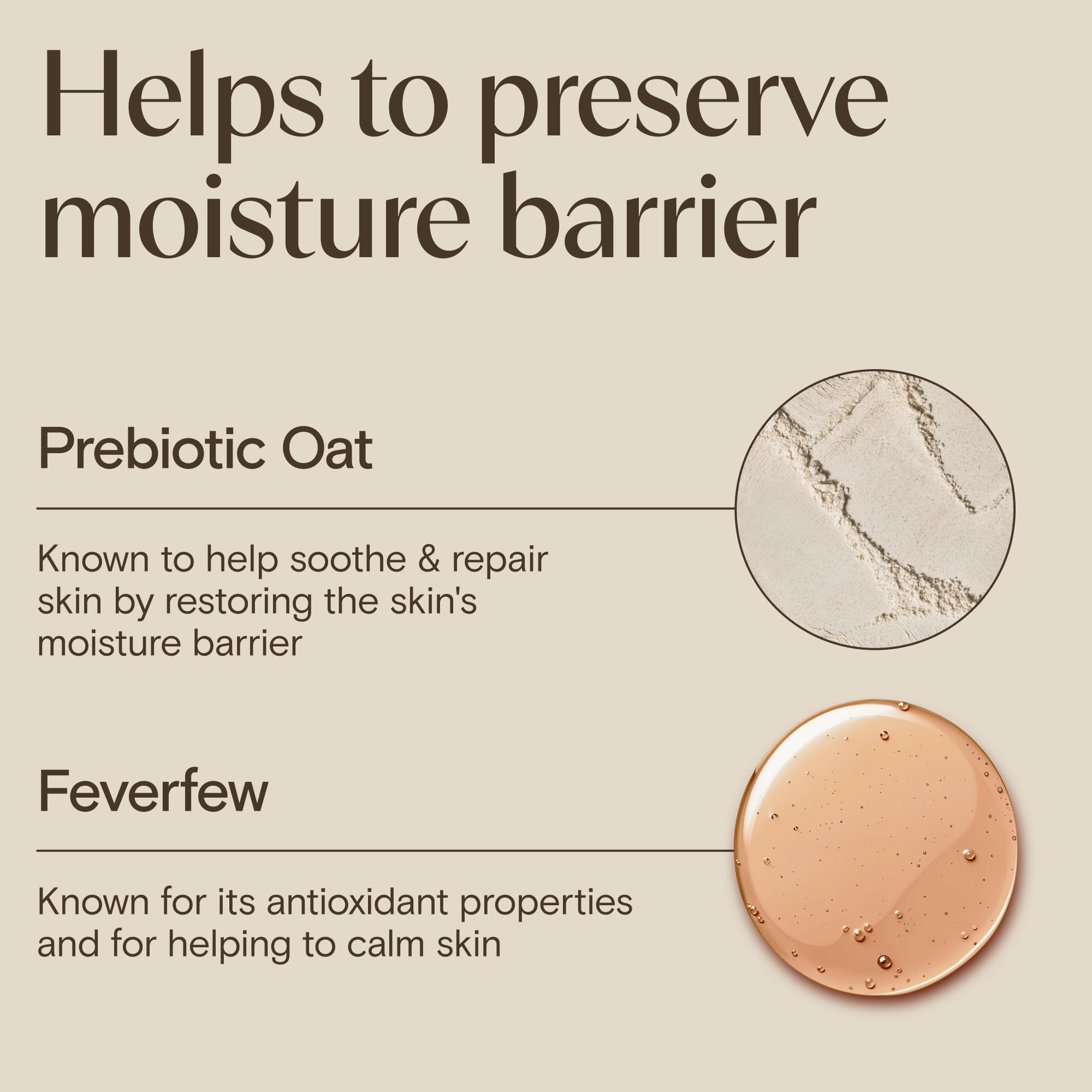 Aveeno Calm and Restore Nourishing Oat Cleanser 200ml - Gentle Non-Foaming Face Wash for Sensitive Skin with Prebiotic Oat and Feverfew