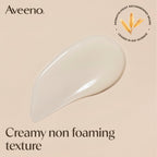 Aveeno Calm and Restore Nourishing Oat Cleanser 200ml - Gentle Non-Foaming Face Wash for Sensitive Skin with Prebiotic Oat and Feverfew
