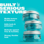 TIGI Bed Head Manipulator Texturising Hair Putty 57g - Strong Hold Matte Finish Hair Styling Product