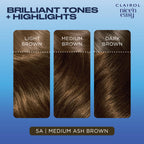 Clairol Nice 'n Easy Crme Permanent Hair Dye 5A Medium Ash Brown Natural Looking Oil Infused