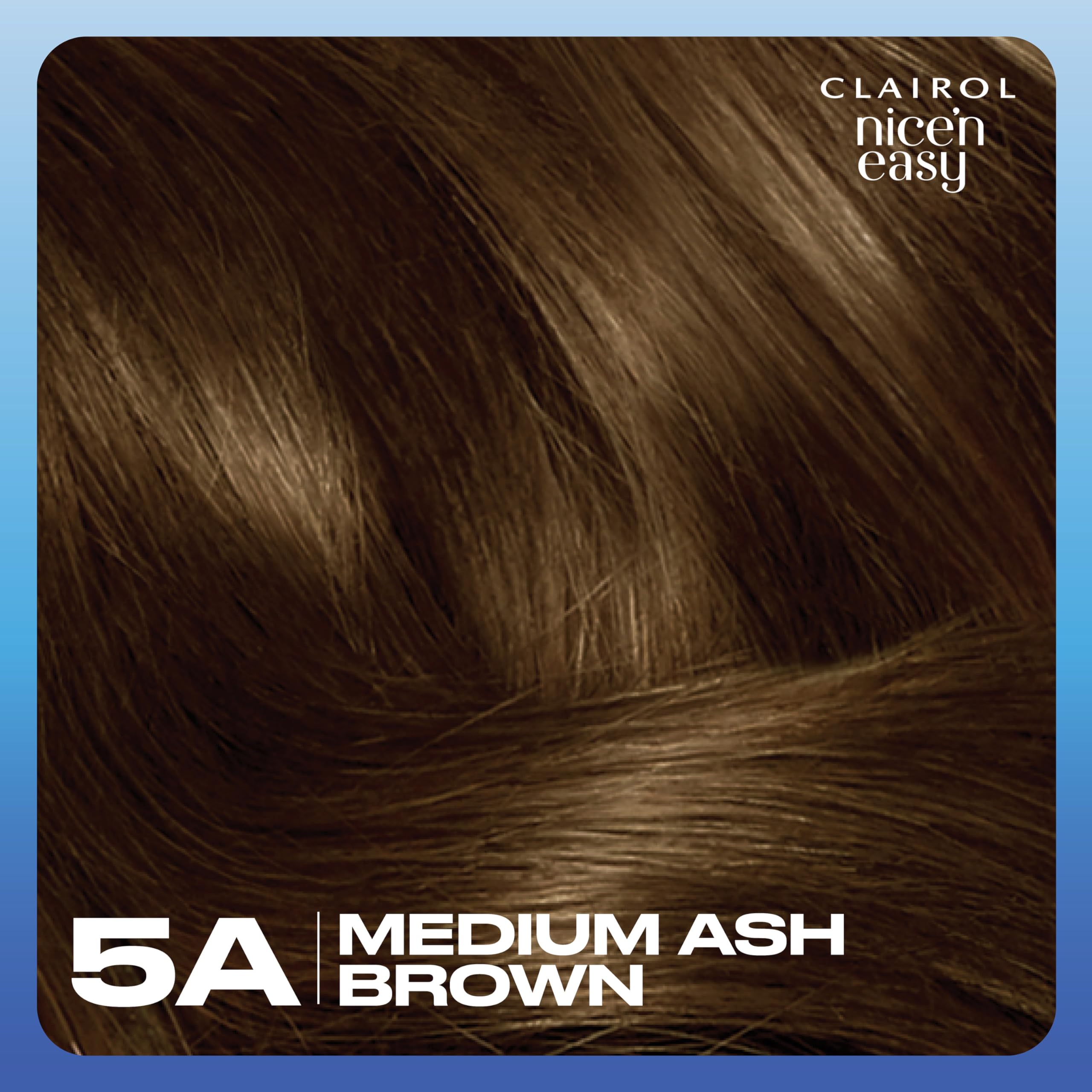 Clairol Nice 'n Easy Crme Permanent Hair Dye 5A Medium Ash Brown Natural Looking Oil Infused