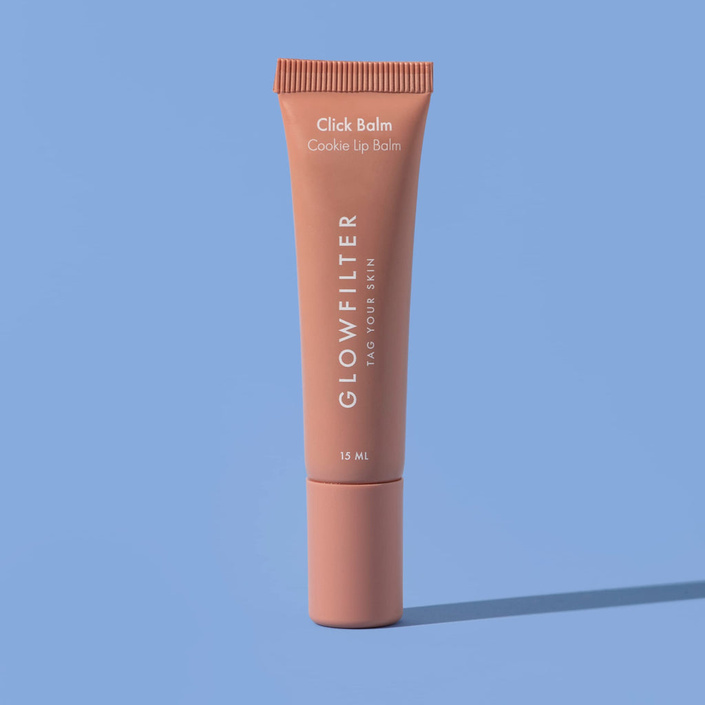 Glowfilter by Marta Lozano Cookie Lip Balm 15ml - Tinted Moisturising Lip Treatment - Vegan Soothing and Repairing Fluid Gloss - Damaged Box