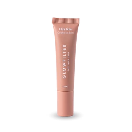 Glowfilter by Marta Lozano Cookie Lip Balm 15ml - Tinted Moisturising Lip Treatment - Vegan Soothing and Repairing Fluid Gloss - Damaged Box