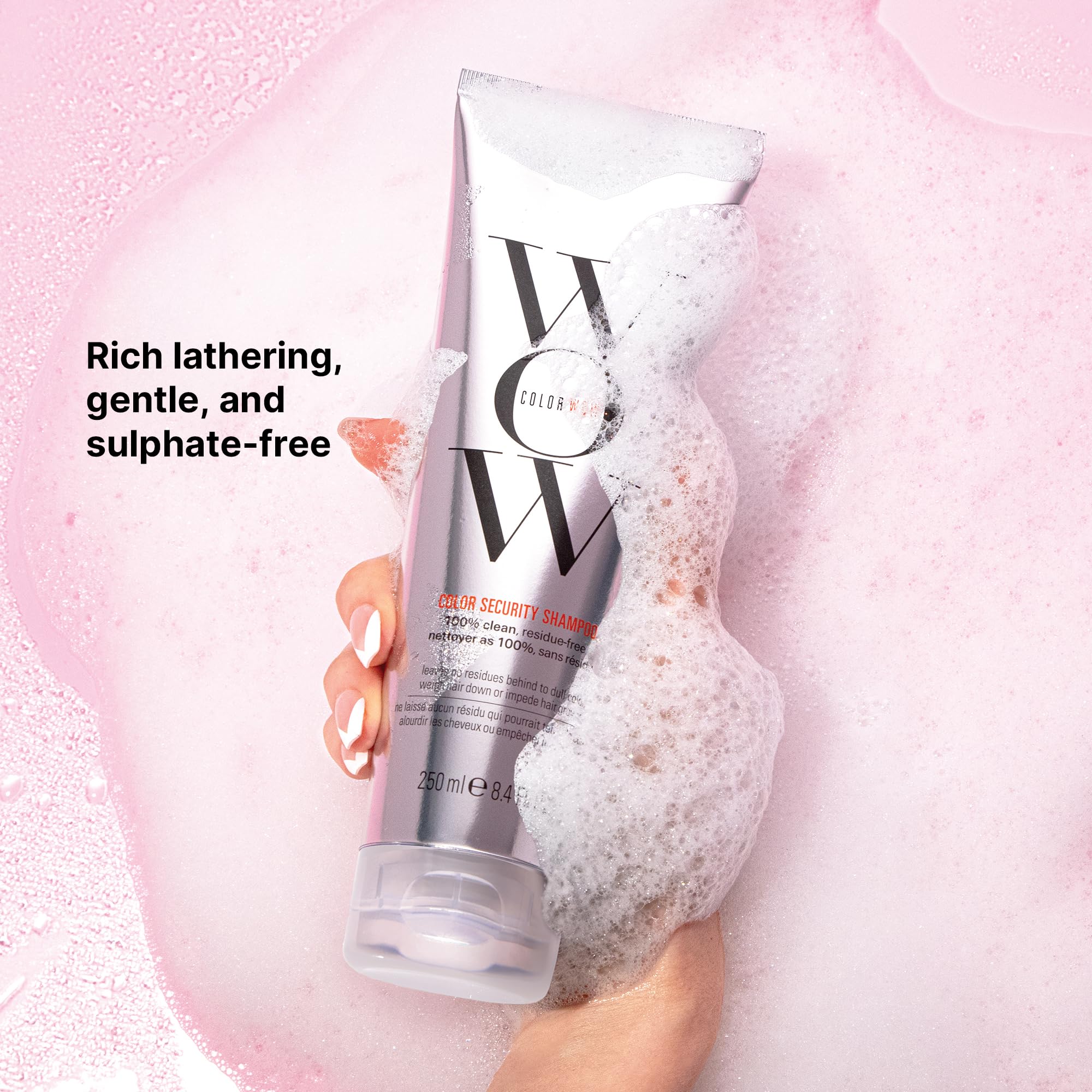 COLOR WOW Color Security Shampoo - Sulfate Free and Residue-Free Formula | Healthy Looking Hair and Scalp