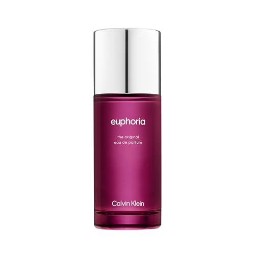 Calvin Klein Euphoria Eau de Parfum for Women 100ml Spray - Chypre Floral Fragrance with Pomegranate and Black Orchid - Very Good