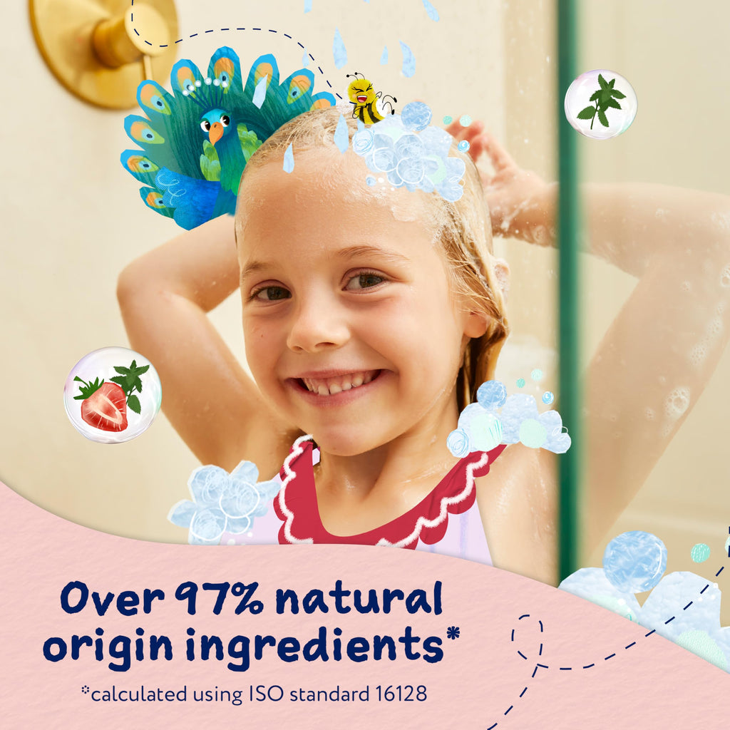 Childs Farm Kids Tangle Taming Hair Regime Bundle - Strawberry & Organic Mint Shampoo, Conditioner & Detangler Spray 3 Pack - Damaged Box