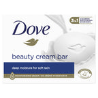 Dove Original Beauty Bar Soap 4 x 90g Pack Moisturising Cream Body Wash for Soft Skin Multi Pack Bulk Buy
