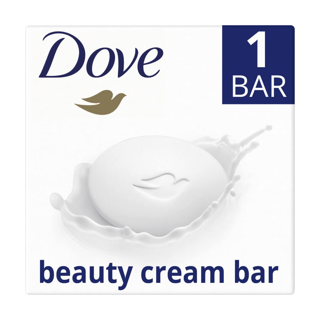 Dove Original Beauty Bar Soap 4 x 90g Pack Moisturising Cream Body Wash for Soft Skin Multi Pack Bulk Buy