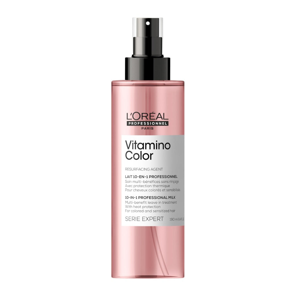 L'Oreal Professionnel Serie Expert Vitamino Color 10-in-1 Multi-Purpose Spray 190ml Leave-In Treatment for Colour Treated Hair