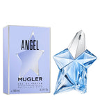 Mugler Angel Eau de Parfum 100ml Refillable Star Bottle Women's Fragrance Ambery Gourmand Perfume with Bergamot Praline and Patchouli - Damaged Box