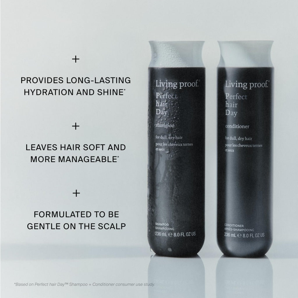 Living Proof Perfect Hair Day Shampoo - Silicone-Free Sulphate-Free Haircare for All Hair Types - Colour-Safe Smoothing Formula 236ml