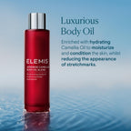 ELEMIS Japanese Camellia Body Oil Blend - Hydrating & Nourishing Body Oil with Camellia, Rosehip & Squalane - Moisturizing Oil for Soft, Smooth Skin & Skin Repair - Ideal for Dry Skin - Damaged Box