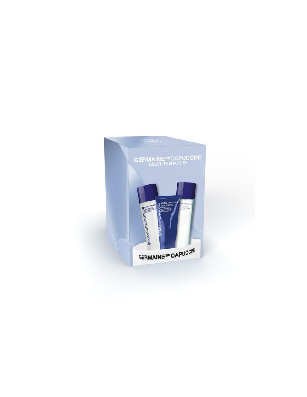 Germaine de Capuccini Excel Therapy O2 Skincare Gift Set Pack Anti-Pollution Oxygenating Face Cream and Serum Treatment Bundle