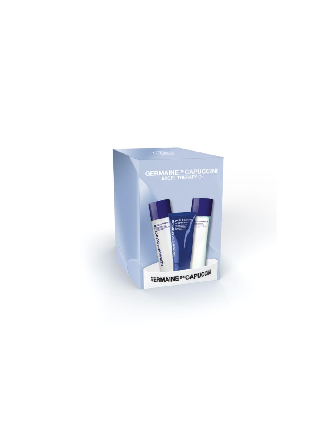 Germaine de Capuccini Excel Therapy O2 Skincare Gift Set Pack Anti-Pollution Oxygenating Face Cream and Serum Treatment Bundle