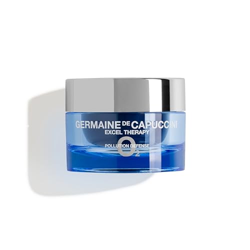 Germaine de Capuccini Excel Therapy O2 Skincare Gift Set Pack Anti-Pollution Oxygenating Face Cream and Serum Treatment Bundle