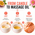 Beauty Image Passion Fruit Hot Oil Body Massage Candle