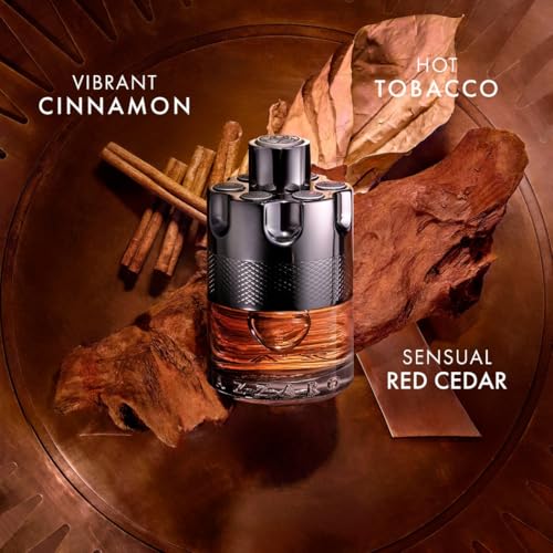 Azzaro Wanted by Night, Eau de Parfum Aftershave, Spicy Woody Fragrance with Cinnamon, Red Cedar, Tobacco, Bold Magnetic Aftershave for Men, A Bold Spicy Accord - Damaged Box