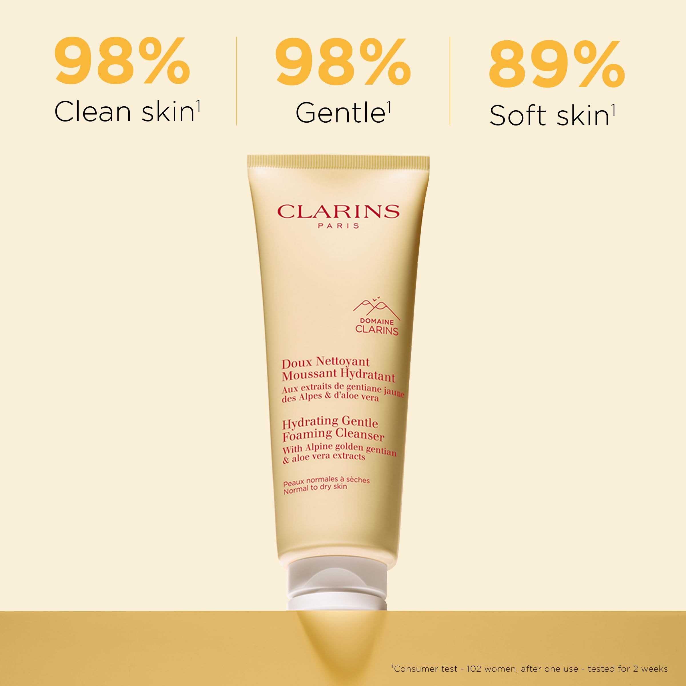 Clarins Hydrating Foaming Cleanser 125ml - Damaged Box