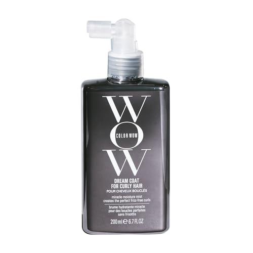 COLOR WOW Dream Coat for Curly Hair - Lightweight Anti-Frizz Spray for Bouncy, Frizz-Free Waves and Curls, 200ml