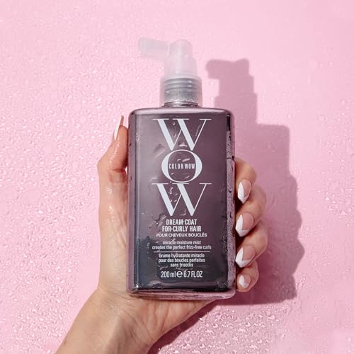 COLOR WOW Dream Coat for Curly Hair - Lightweight Anti-Frizz Spray for Bouncy, Frizz-Free Waves and Curls, 200ml