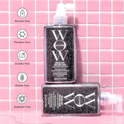 COLOR WOW Dream Coat for Curly Hair - Lightweight Anti-Frizz Spray for Bouncy, Frizz-Free Waves and Curls, 200ml