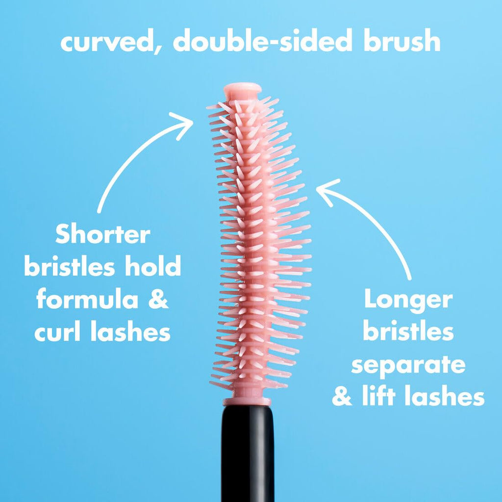 e.l.f. Lash 'N Roll Mascara - Curling, Lifting & Separating - Long-Lasting, Vegan & Cruelty-Free - Black - Damaged Box