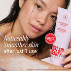 First Aid Beauty KP Bump Eraser Body Scrub 10% AHA 226g 8oz Strawberry Exfoliating Treatment for Keratosis Pilaris and Chicken Skin Bumps - Damaged Box