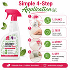 Dust Mite Killer Spray 500ml - Pesticide-Free, Eco-Friendly Pest Control for Home, Targets Mites & Insects - Very Good
