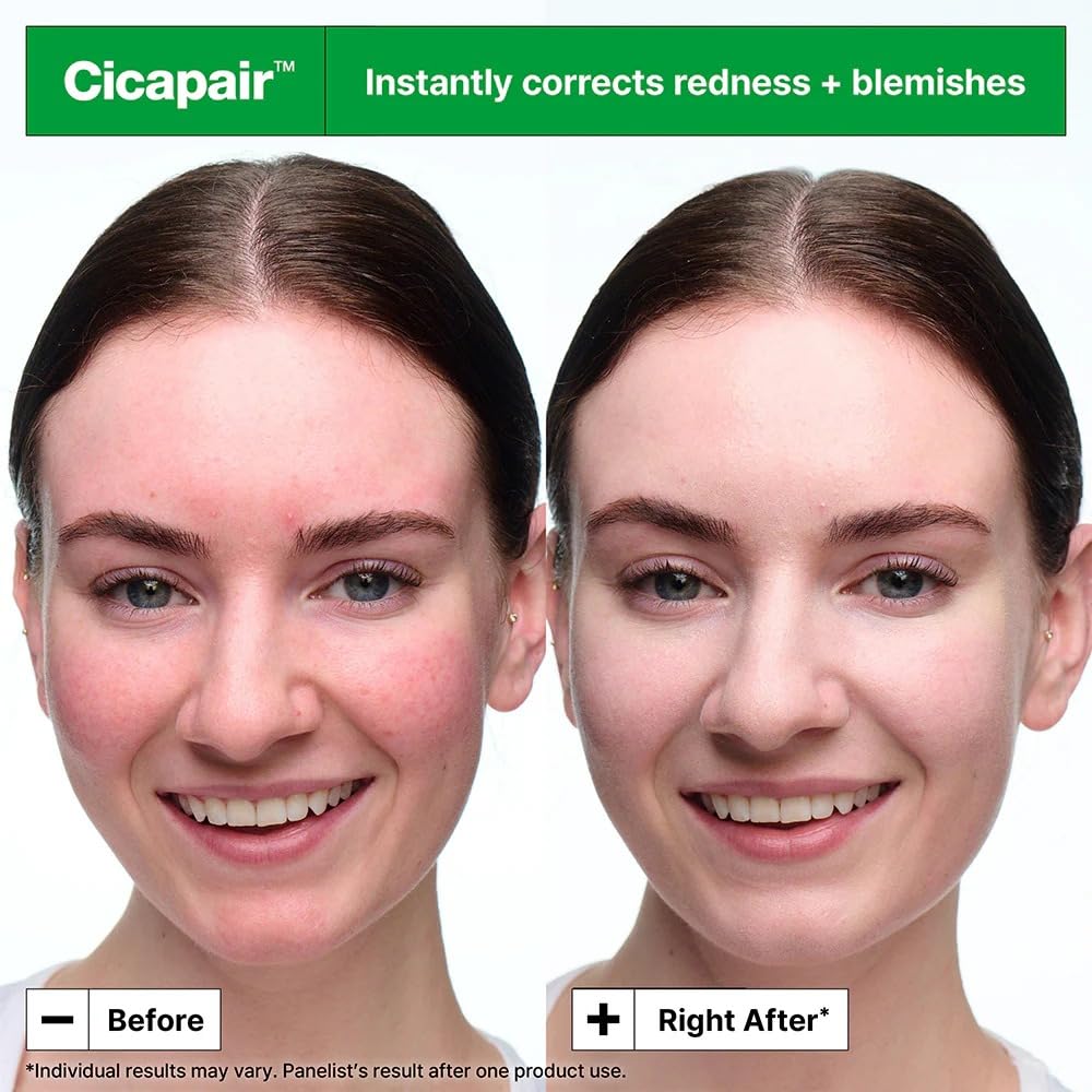 Dr.Jart+ Cicapair Redness Rescue Regimen Korean Skin Care Set with Centella Asiatica | 3 Piece Travel Size Value Gift Set - Damaged Box