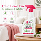 Dust Mite Killer Spray 500ml - Pesticide-Free, Eco-Friendly Pest Control for Home, Targets Mites & Insects - Very Good