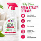 Dust Mite Killer Spray 500ml - Pesticide-Free, Eco-Friendly Pest Control for Home, Targets Mites & Insects - Very Good
