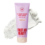 First Aid Beauty KP Bump Eraser Body Scrub 10% AHA 226g 8oz Strawberry Exfoliating Treatment for Keratosis Pilaris and Chicken Skin Bumps - Damaged Box