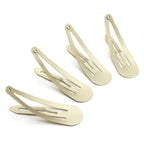 Dofash 12pc Snap Hair Clips 5cm Blonde Basic Hair Barrettes for Women & Girls