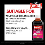 Covonia Dry & Tickly Cough Linctus Soothes And Provides Relief From Dry Coughs And Sore Throats Non Drowsy Cough Syrup Suitable For Vegetarians Cold And Flu Relief, 300ml (Always read Label First) - Very Good - BBE 07/2026