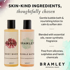 Bramley Discovery Bath Gift Set 2 x 100ml Body Lotion and Bubble Bath Natural Essential Oil Toiletries Gift for Women and Travel Kit