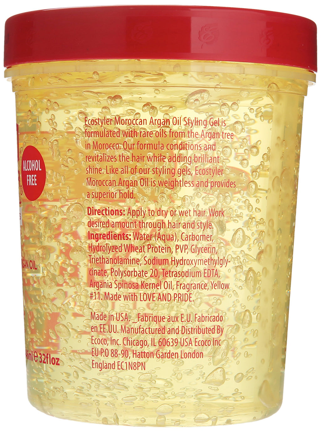 Eco Styler Moroccan Argan Oil Styling Gel 946ml - Hair Styling & Shine