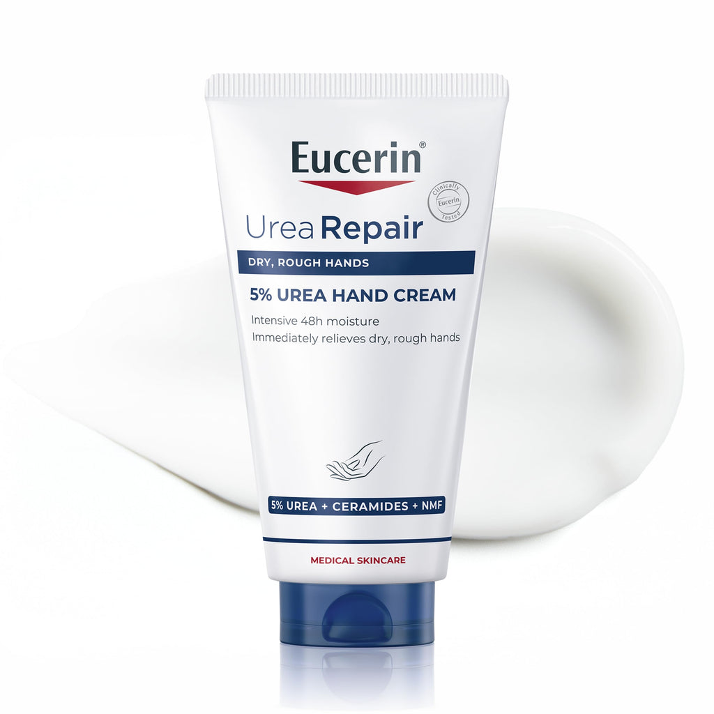Eucerin UreaRepair Plus Hand Cream 75ml - 5% Urea - Dry, Rough Hands Moisturiser