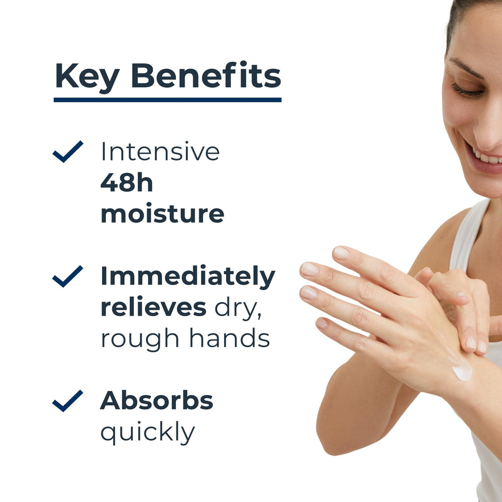 Eucerin UreaRepair Plus Hand Cream 75ml - 5% Urea - Dry, Rough Hands Moisturiser