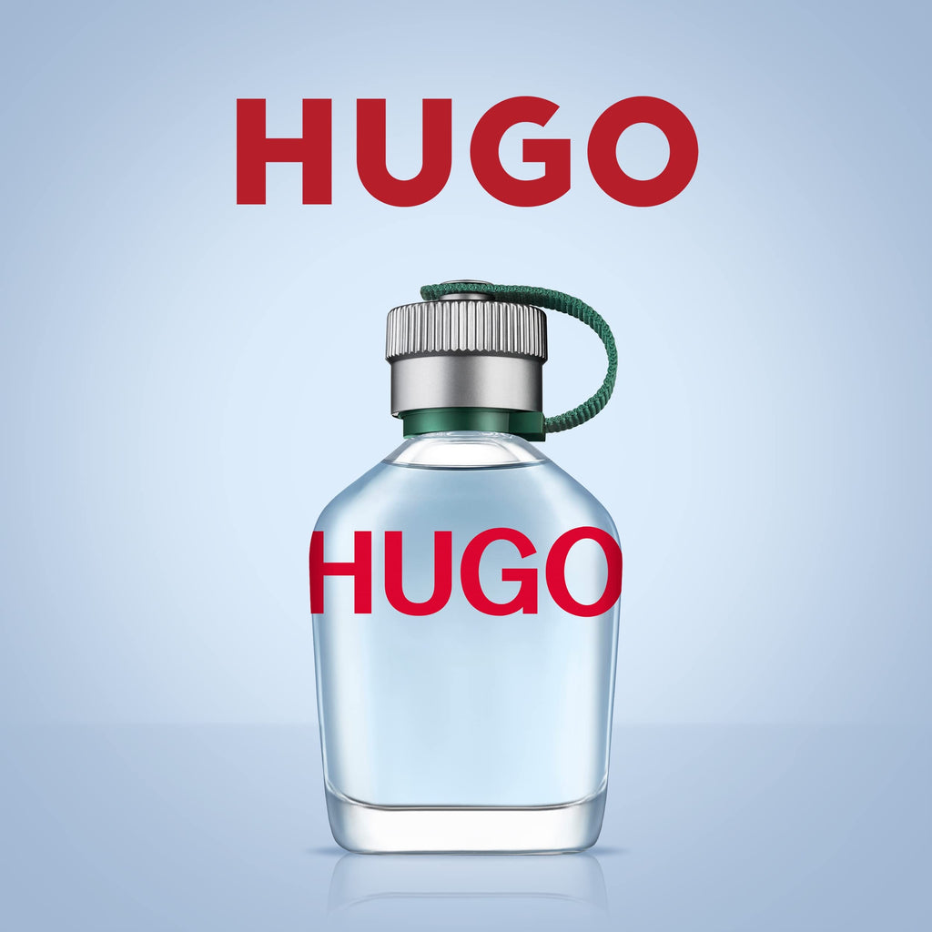HUGO Man Eau de Toilette, Men's Perfume, Notes of Crispy Green Apple and Fir Balsam, Aromatic Fragrance, Medium Longevity, 40ml - Damaged Box