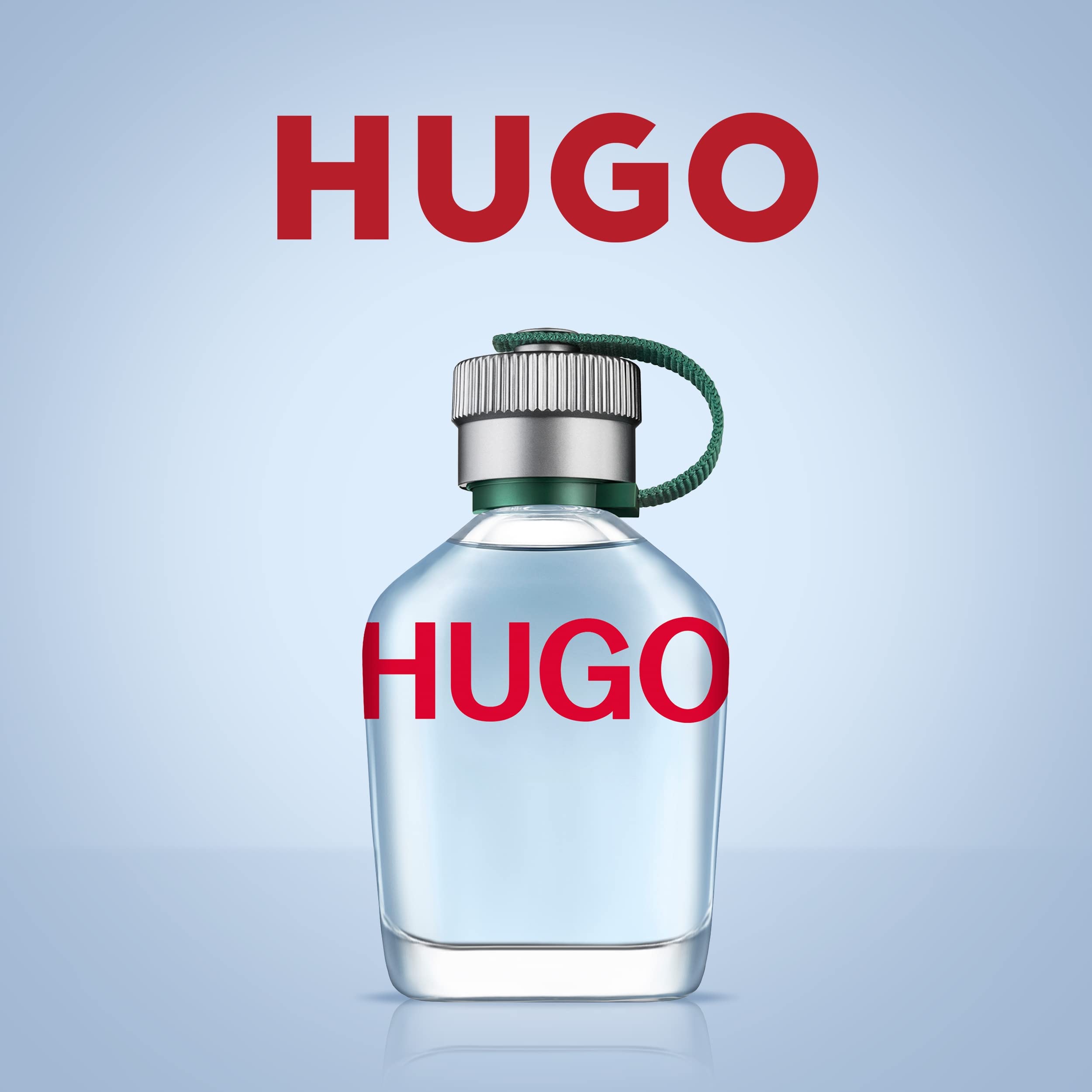 HUGO Man Eau de Toilette, Men's Perfume, Notes of Crispy Green Apple and Fir Balsam, Aromatic Fragrance, Medium Longevity, 40ml - Damaged Box