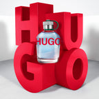 HUGO Man Eau de Toilette, Men's Perfume, Notes of Crispy Green Apple and Fir Balsam, Aromatic Fragrance, Medium Longevity, 40ml - Damaged Box