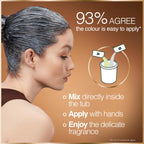 Garnier GOOD Permanent Hair Dye 6.0 Mochaccino Brown - Ammonia-Free Vegan Shea Butter for 100% Grey Coverage - Damaged Box