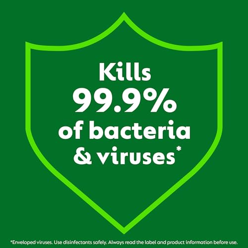 Dettol Antibacterial Multi Surface Cleaning Wipes, Crisp Pear, 350 Wipes (50 x 7pck) Plant-Based, Disinfectant, Biodegradable, Kills 99.9 Percent of Germs - Damaged Box