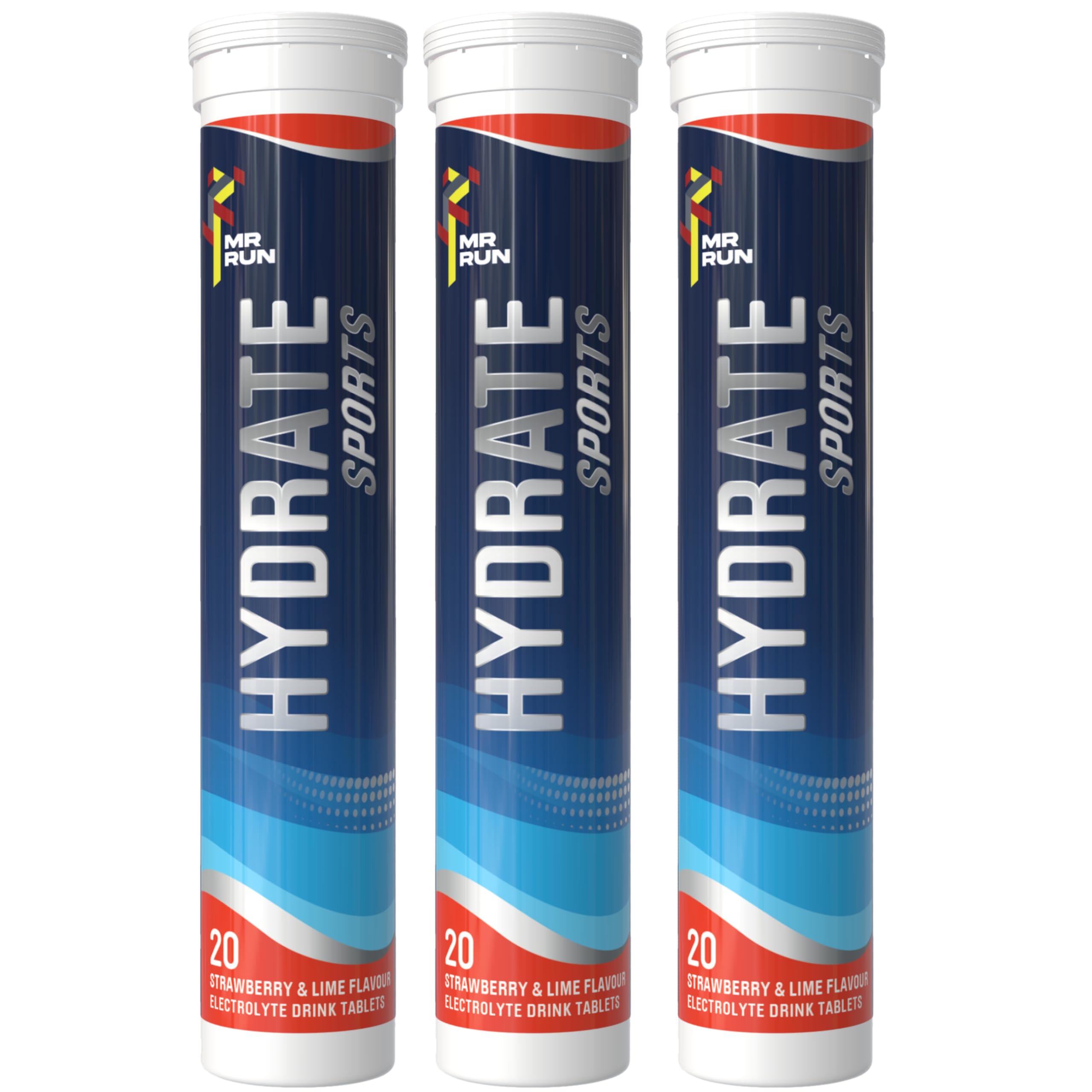 Electrolytes Tablets x 120 - Rehydration Energy Drink with Electrolyte Minerals Potassium, Magnesium, Sodium Hydration Salts and Vitamins (120 Tablets, 6 tubs) Fizzy Fruit Flavour Mix Pack - Damaged Box