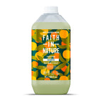 Faith In Nature Grapefruit and Orange Shampoo 5L Refill Bottle Purifying Hair Care for Oily Scalp Vegan and Paraben Free Bulk Pack
